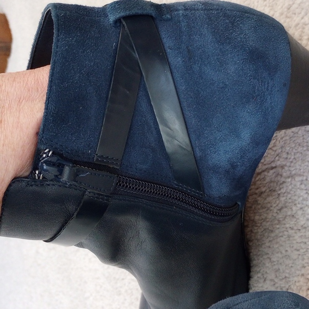 Cole Haan Leather And suede Ankle Boots - Picture 6 of 12